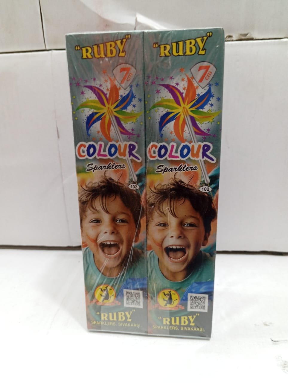 7 Cm Colour Sparklers7 செ.மீ கலர் கம்பி
